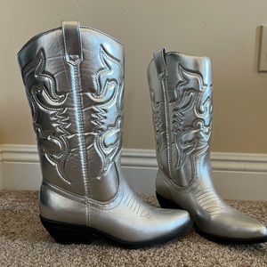 Metallic Cowgirl boots